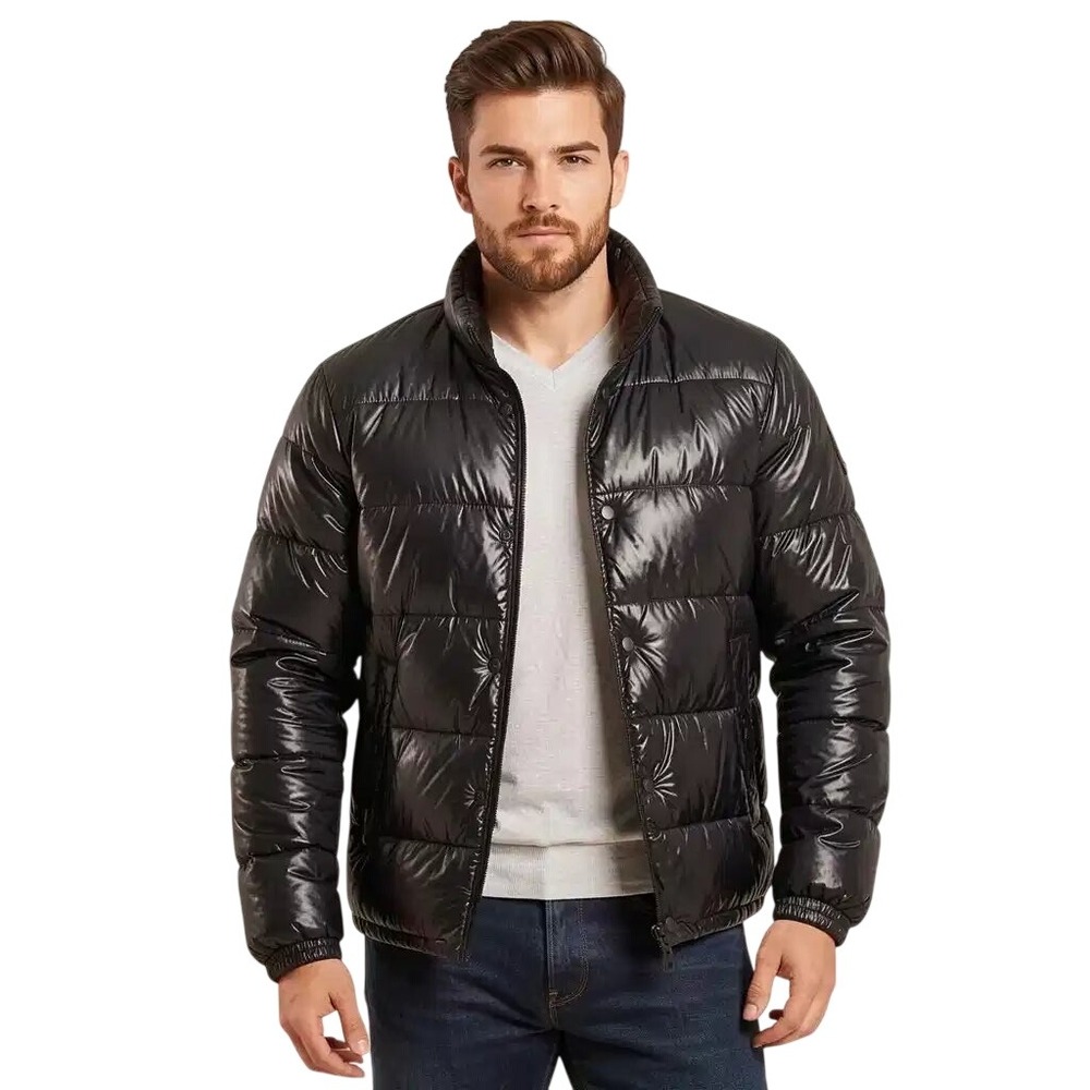 Calvin Klein $225 Mens 7°F High Shine Puffer Coat Jacket Water-Resistant MD NWT